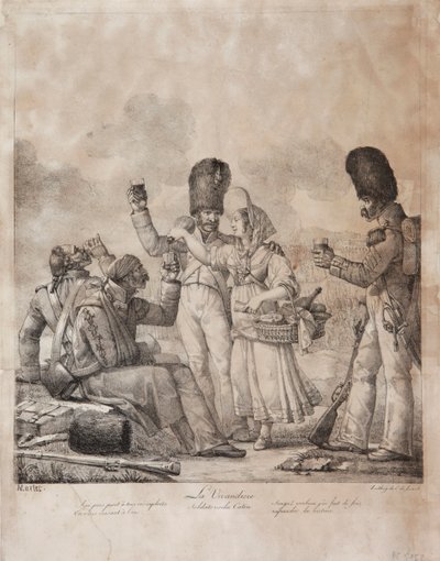 Die Marketenderin von Denis Auguste Marie Raffet